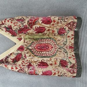 Hale Bob velvet pattern tank